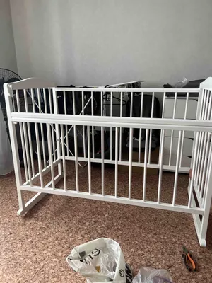 Детская кроватка Азбука Кроваток качалка на колесах Bellucci белый купить  по цене 6967 ₽ в интернет-магазине Детский мир