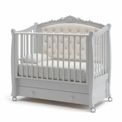 INCANTO-SUN Кроватка качалка детская для новорожденных 120х60