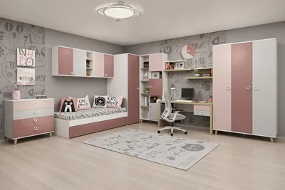 ДЕТСКАЯ SMARTY pink | Мебель от производителя ФАБРИКА МИРЛАЧЕВА Ижевск