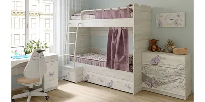 Детская комната для девочки Cinderella принцесса. Мебель розовая