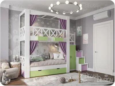 Мебель для детской комнаты девочки — купить в Москве