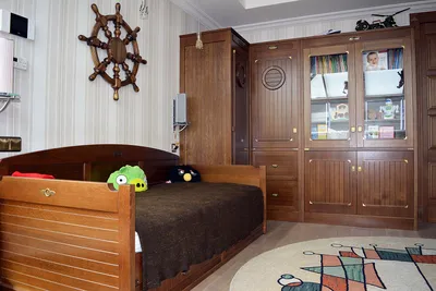 Детская комната в пиратском стиле | Детская комната в морском стиле, Мебель  для детской комнаты, Идеи домашнего декора