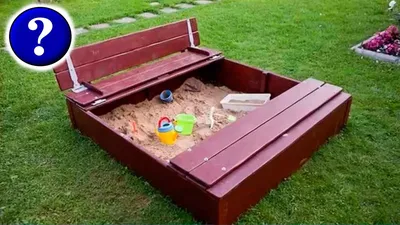 HOW TO COVER - benches sandbox | with their hands, sandpit for children |  AS? - YouTube
