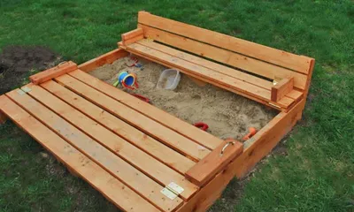 Как сделать детскую песочницу на даче своими руками (пошаговая инструкция)  | Дела огородные (Огород.ru)