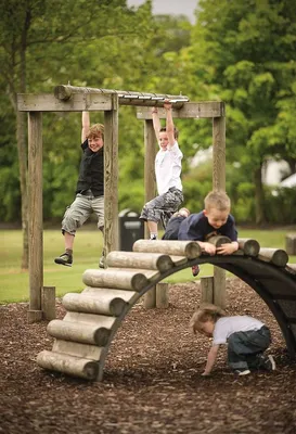 Детская площадка своими руками: фото и идеи для строительства игровой зоны  | Achtertuin speeltuin, Tuin ideeën kinderen, Kindertuin