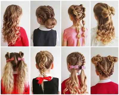 Прически для девочек на короткие волосы (48 фото)