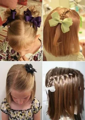 63 детские прически на выпускной в детский сад | Hair styles, Girl hair  dos, Kids hairstyles