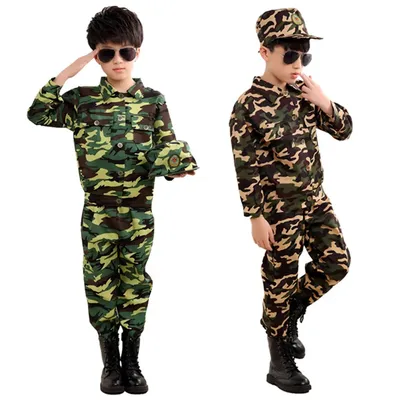 Детская военная куртка в стиле милитари | AliExpress