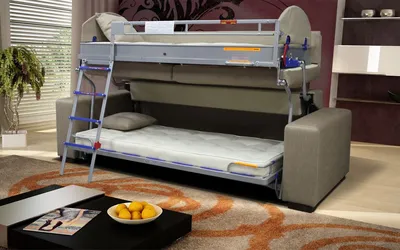 Детская двухъярусная кровать-трансформер Смайл | Купить детскую кровать |  Доставка кроватей по всей Украине: Львов, Одесса, Киев, Николаев…