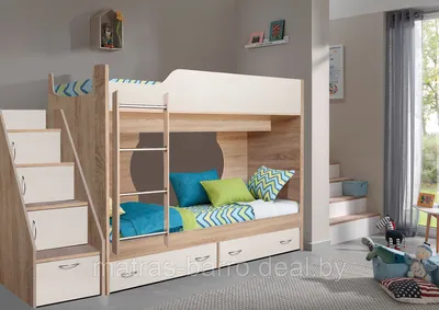 Детская двухъярусная кровать Кадет в Санкт-Петербурге - 38190 р, доставим  бесплатно, любые цвета и размеры