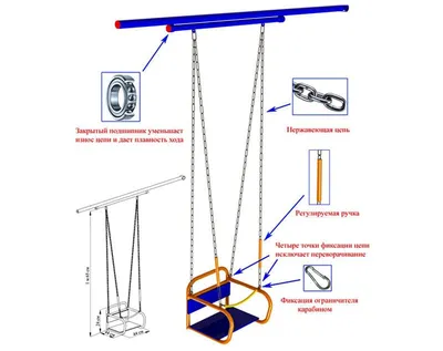 Чертежи и фото садовых качелей своими руками из металла: размеры и