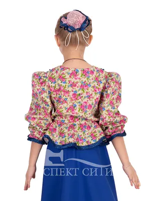 Детский народный костюм в стиле \"Хохлома\": блузка + сарафан. Красный. –  купить оптом и в розницу с доставкой по Москве и России. Фото, цена,  отзывы! (Артикул: Кост-218-К* )