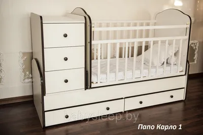 Детские кроватки из массива купить в интернет-магазине New-Kids