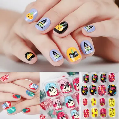 Детские накладные ногти «Кошечка», 12 шт купить в Чите Лаки для ногтей в  интернет-магазине Чита.дети (9348421)