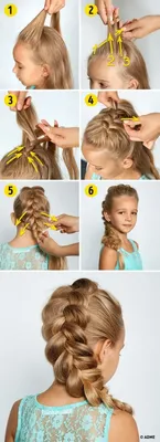 Hairstyles in kindergarten: original ideas and novelties - hairdesignon.com  | Baby hairstyles, Kids hairstyles, Kids braided hairstyles