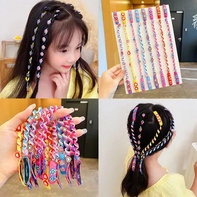 Hairstyles in kindergarten: original ideas and novelties - hairdesignon.com  | Детские прически, Простые прически, Как сделать волосы гуще