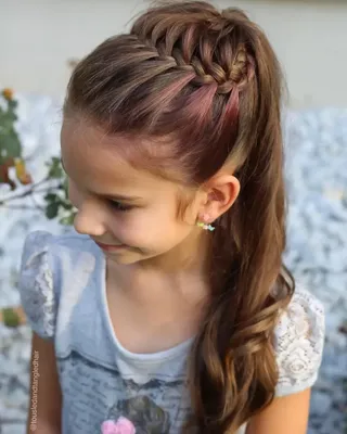 Детские прически на длинные волосы на сайте theYou.com