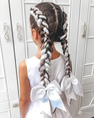 Банты белые для девочек школьные и Ободок для волос, бантики для девочки  для волос - купить с доставкой по выгодным ценам в интернет-магазине OZON  (1115986492)