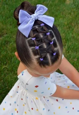 Прическа с локонами на длинные волосы для девочки (57 фото)