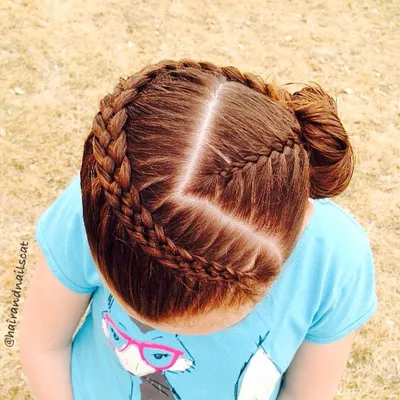 Прическа для девочки - объемная коса из резинок без плетения | Elastic  braid - YouTube
