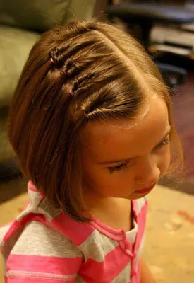Beautiful children's hairstyle in the kindergarten. Hairstyle for every  day. Pigtails - YouTube