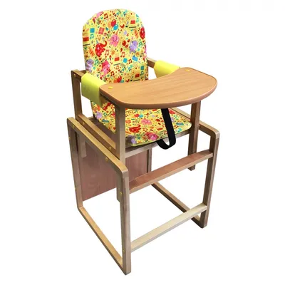 Детский стульчик-трансформер для кормления деревянный Сенс-М Алекс бежевый  - купить с доставкой по выгодным ценам в интернет-магазине OZON (168415795)