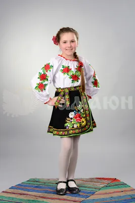 Украинский национальный костюм для девочки №19 - Гамаюн