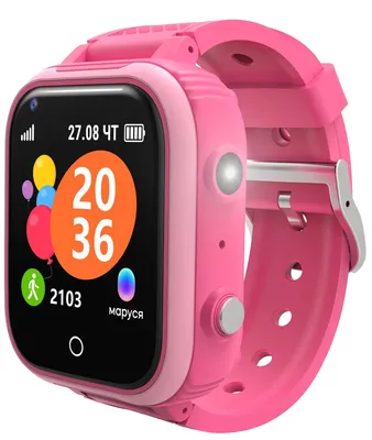 Детские умные часы Geozon IQ, розовый купить недорого в Екатеринбурге в  Интернет-магазине Сотомания