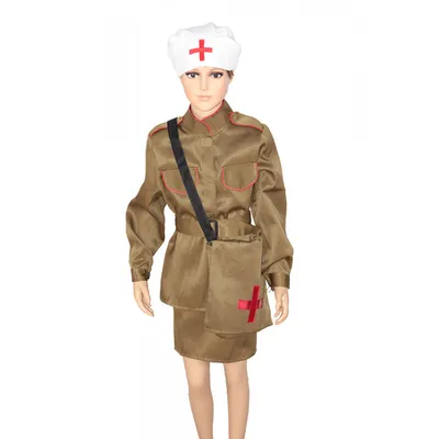 Детский военный костюм для девочки с вышивкой «Спасибо Деду за Победу» и  вышитым Орденом Отечественной войны | Крымский Сувенир