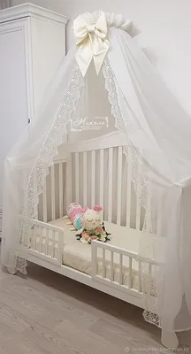 MiraKids балдахин для новорожденного в детскую кроватку, Шампань | Купить  по выгодной цене, магазин в СПб
