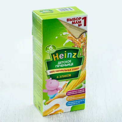 Печенье Heinz Детское 6 злаков 160 г - купить в Баку. Цена, обзор, отзывы,  продажа