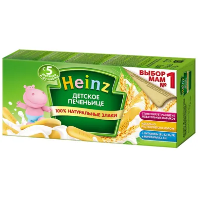 Heinz Детское печенье с 5 мес. 160 г - Акушерство.Ru