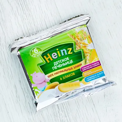 Детское печенье Heinz 6 злаков (6+ мес) 160г Купить в Молдове Кишинёве Цена