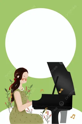 молодая девушка играет на пианино в концертном зале, девушка играет на  пианино, на сцене концерта Hd фотография фото, рука фон картинки и Фото для  бесплатной загрузки