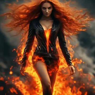Магия огня на руках женщины Стоковое Изображение - изображение  насчитывающей смелость, девушка: 167403031