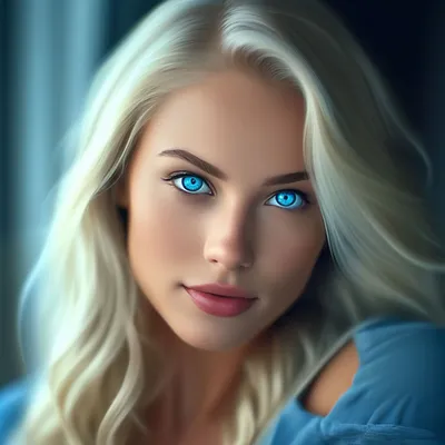 Девушка с голубыми глазами | Красота, Голубые глаза, Глаза