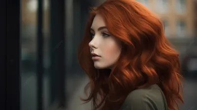 Фото рыжие Волосы Девушки Рисованные 1920x1200