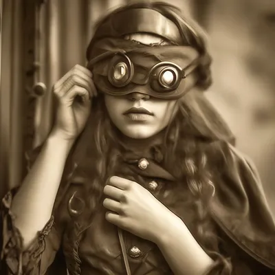Девушка с завязанными глазами рисунок - 75 фото