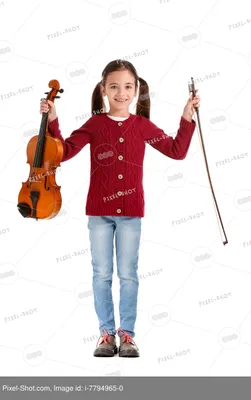 Девушка со скрипкой стоковое фото ©vetkit 47581341