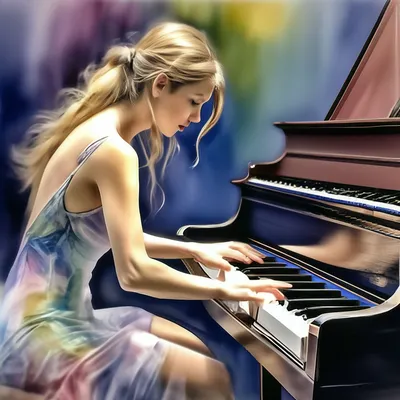 Молодая Красивая Азиатская Девушка Сидящая За Пианино — стоковые фотографии  и другие картинки Фортепиано - iStock