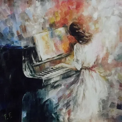 Крутая учительница по фортепиано, …» — создано в Шедевруме