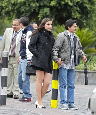 Эквадорские девушки на улицах Кито (1)