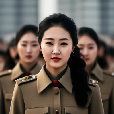Девушки из северной кореи» — создано в Шедевруме