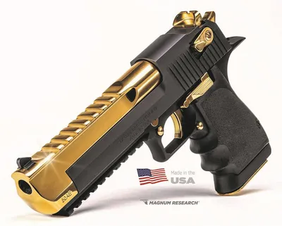 Золото на чёрном. 12,7-мм пистолет Desert Eagle L6″ Black T-Gold |  Оружейный журнал «КАЛАШНИКОВ»