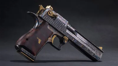 Desert Eagle 6\" Gold Tiger Stripe | Pistols | Handguns | Waffen Ferkinghoff