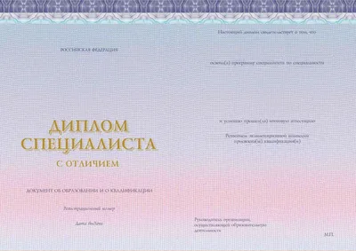 Диплом специалиста 2004-2008 купить с быстрым изготовлением до 2 дней –  гарантия, оригинальные бланки