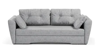 Диван-кровать «Амстердам» Gray рогожка серый купить от 20690 руб. в  интернет-магазине Фабрики PUSHE в Москве