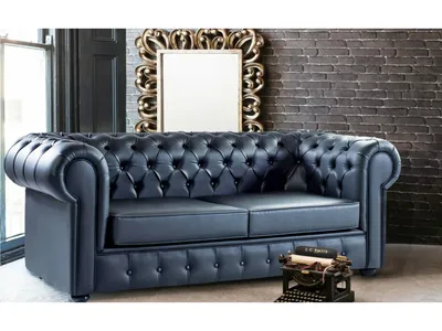 Трехместный кожаный диван Честерфилд (140 гр.) купить в Москве от  производителя Пинскдрев - Белорусская мебель от Мебель Полесья.