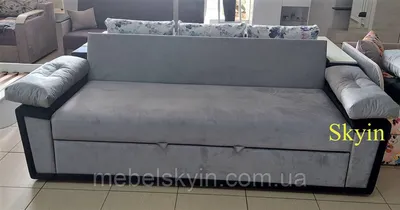 Прямой диван-кровать AH!DIVAN Йеллинг, 235х85х75 см,коричневый рогожка, механизм  дельфин - купить в Москве, цены на Мегамаркет