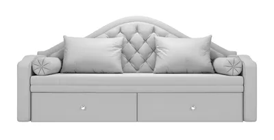 Детский диван-кровать «Сойер» Белый, Экокожа экокожа белый купить от 48990  руб. в интернет-магазине Фабрики PUSHE в Иркутске